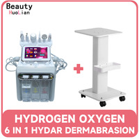 New 6 in 1 Facial Oxygen Jet Peel Hydro Dermabrasion Microdermabrasion Skin Care  Face Deep Cleaning Machine Beauty Health