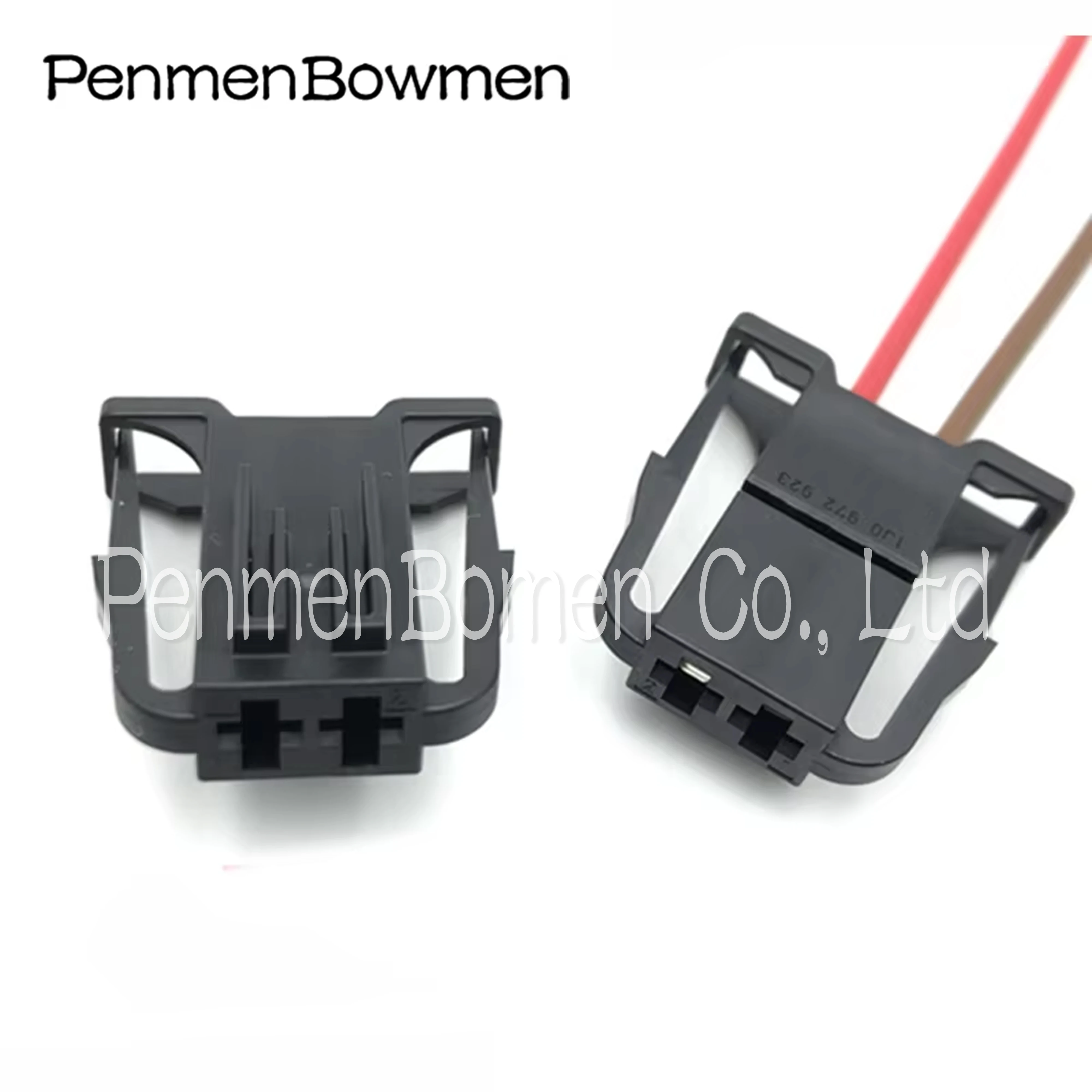 1 Conjunto de Conectores Elétricos de 2 Pinos para Rádio Automotivo Sem Fio, Buzina, Cabo de Luz e Chicote de Fios Fêmea 1J0972923