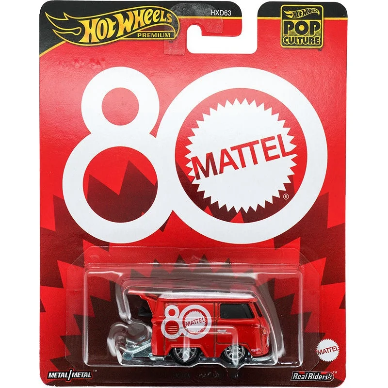 Hot Wheels Car Model Retro Entertainment Culture Series Popular 1/64 Simulation Car Model Collect Decorate Boy Birthday Toy Gift