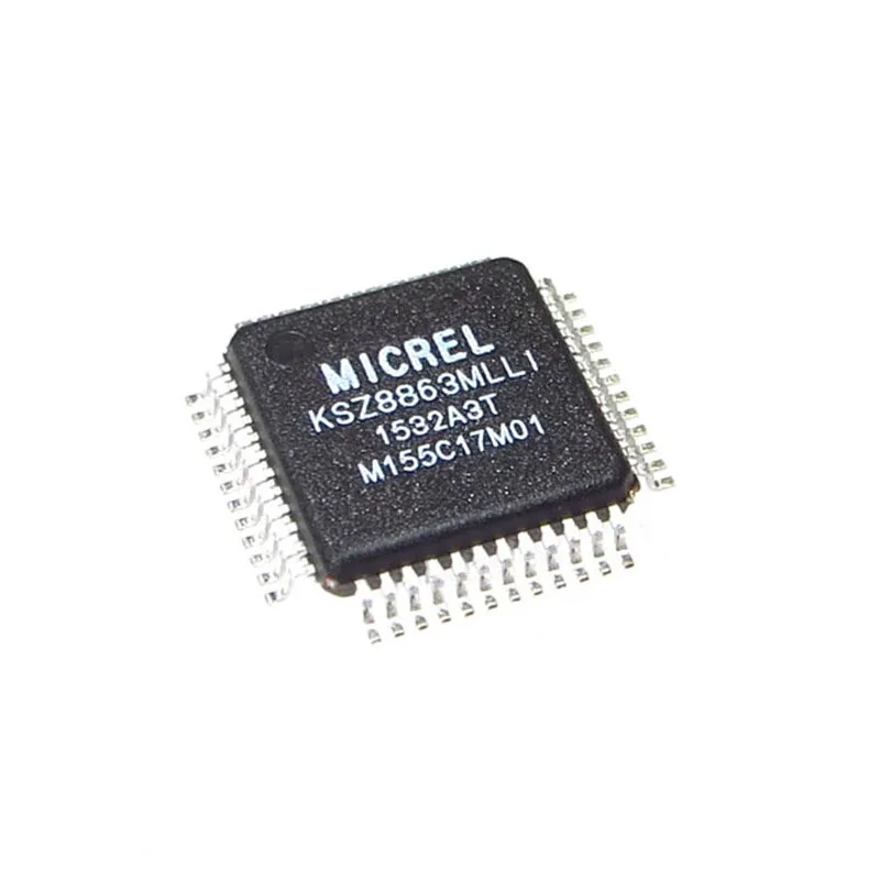 1PCS/LOT KSZ8863MLL KSZ8863MLLI QFP48 New Original In Stock, electronic components supplies