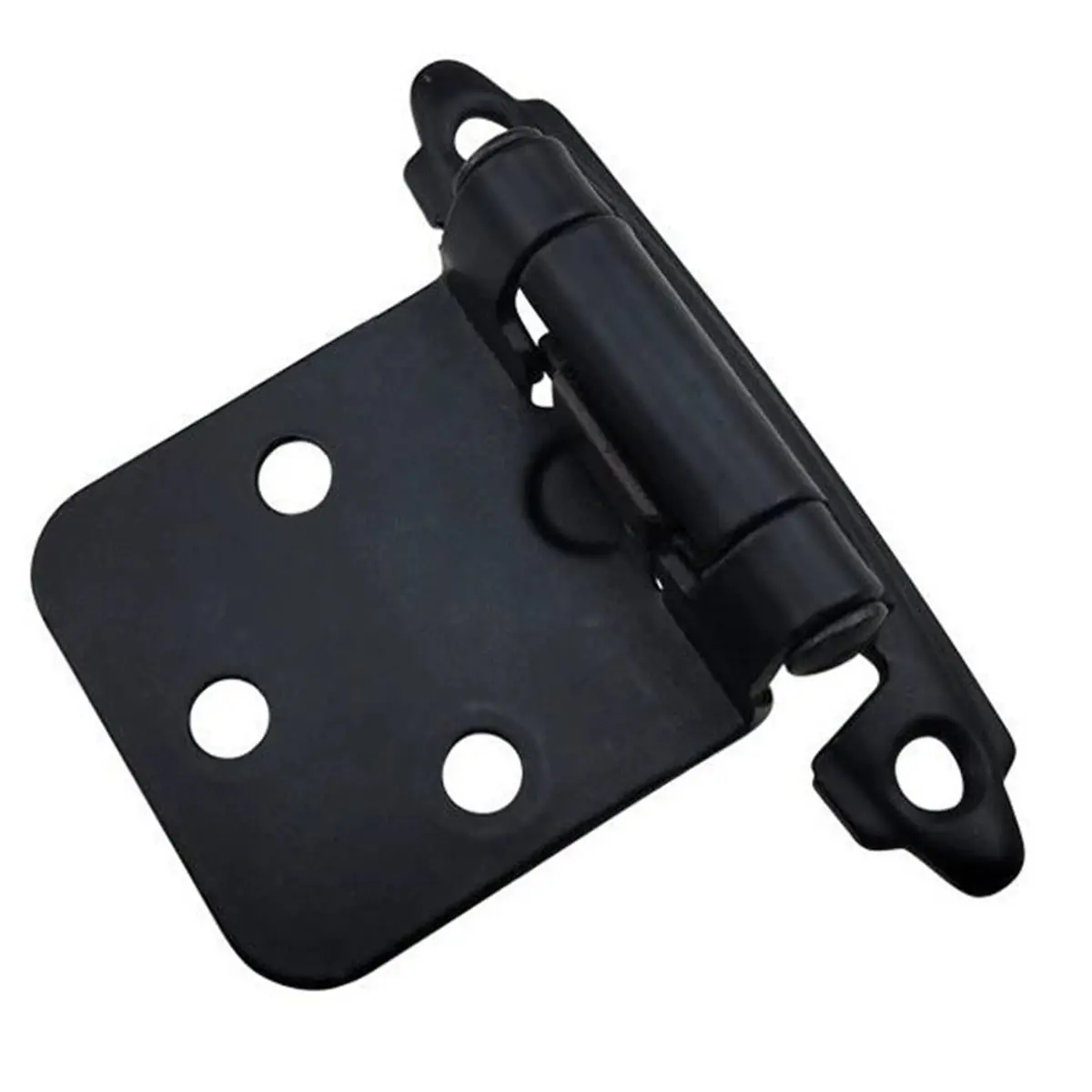 A95G Kitchen Doors Hinges 10pcs Cabinet Drawer Hardware Heavy-Duty Overlay Reused Self-Closing W/ Screws Cold-Rolled Steel