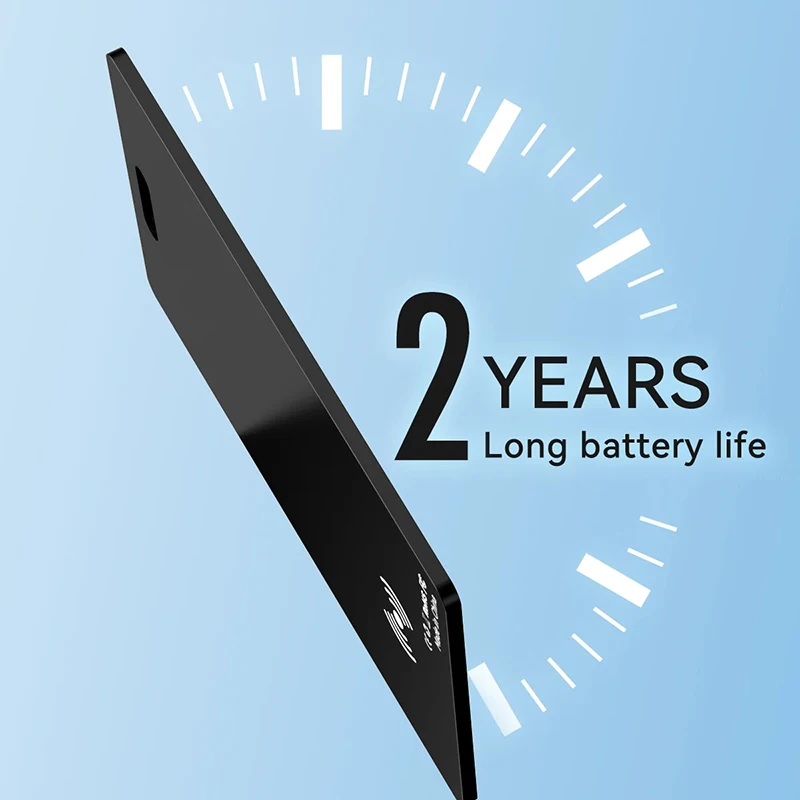 Wallet Anti-loss Card GPS Tracking Smart Location Tag with iPhone Find My Ultra-thin Card Bluetooth Device Wireless Charge IP67