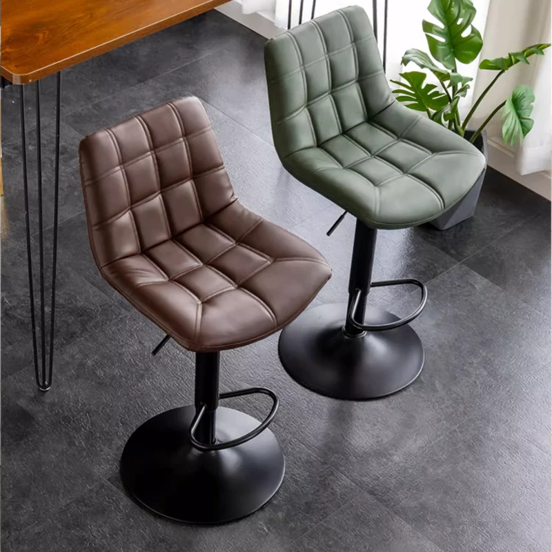 หรูหราอุตสาหกรรมเก้าอี้บาร์Nordic Modern Kitchenสูงเก้าอี้รับประทานอาหารErgonomicปรับSgabello Cucina Altoเฟอร์นิเจอร์บาร์