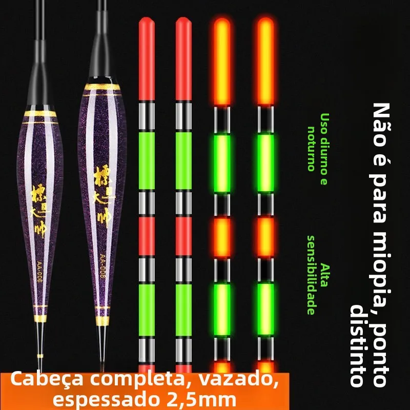 boia-eletronica-super-brilhante-nano-glow-para-pesca-com-cauda-oca-uso-diurno-e-noturno-espessada-para-miopia-wuhan-tien