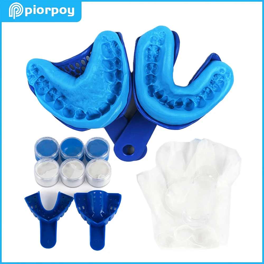 

﻿ PIORPOY1Set Набор материалов для оттисков зубов Y Лабораторный материал для оттисков зубов Стоматологическая клиника Использование силиконовой шпатлевки Инструмент для оттискания полости рта