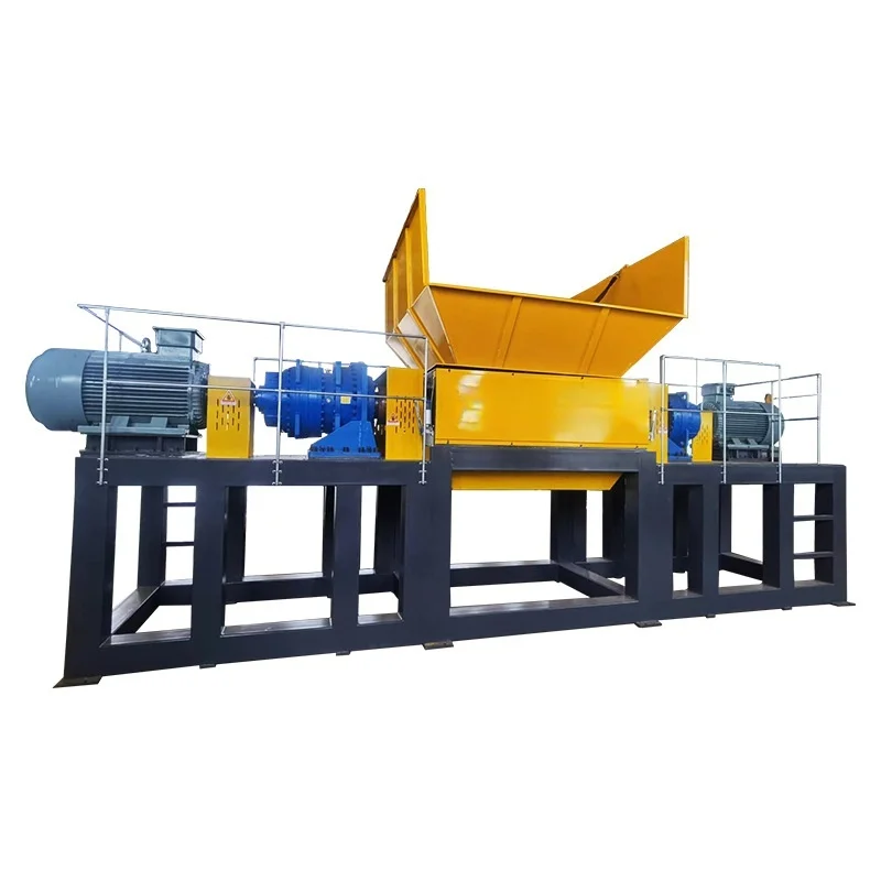 Large Scale Shredder, Multifunctional Dual Axis Shredder, Large Straw Bundle Straw Crusher, Metal Scrap Iron Industrial Crusher