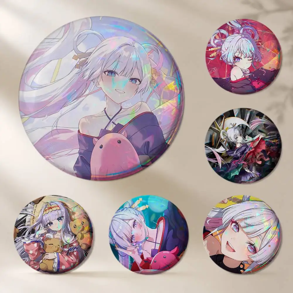 cosmic princess kaguya Kaguya Brooches Cartoon Badge Pins Backpack Hat Accessories Friend Gift