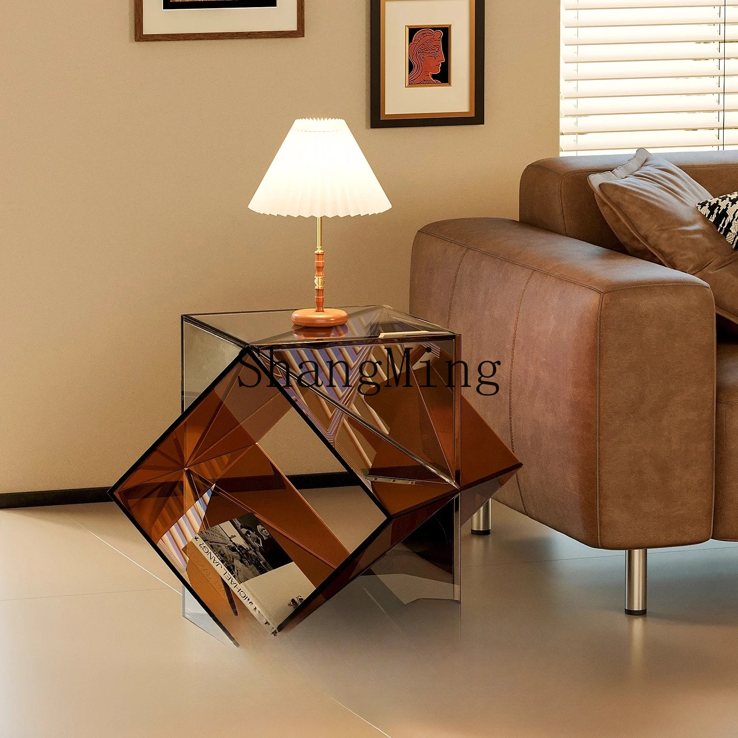 

CL acrylic edge few minimalist edge few sofa bedroom bedside table creative storage modern simplicity