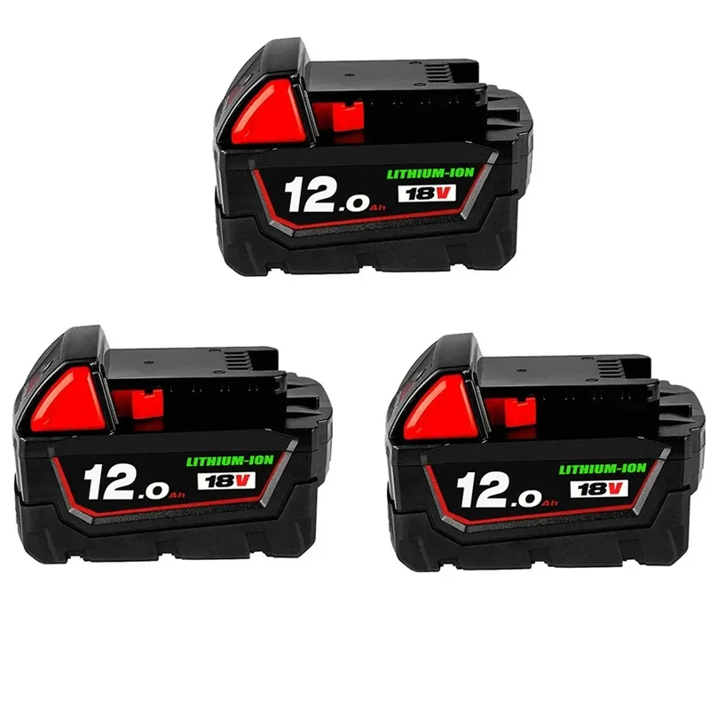 NEW 18V For Milwaukee M18 M18B6 18V XC 12Ah 9Ah Li-ion Battery 48-11-1860 /Charger rechargeable battery