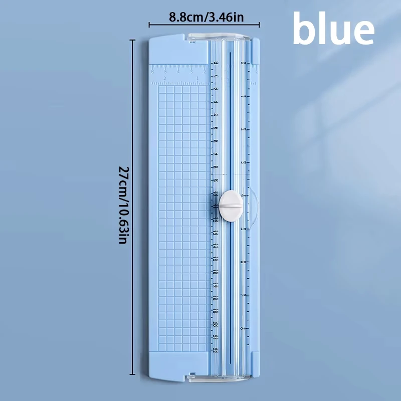 1pcA4 ماكينة تشذيب الورق الصغيرة الة قطع الورق لبطاقة ورق الحرف صور مغلفة ورقة سجل القصاصات أدوات الحرف المنزلية جديد #6