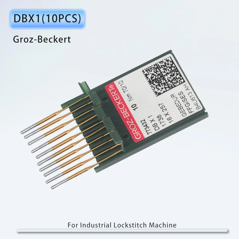 10PCS DBX1 GEBEDUR Heat Proof Groz-Beckert Sewing Machine Needles For Industrial Lockstitch Accessories DB*1 16x257 JUKI BROTHER