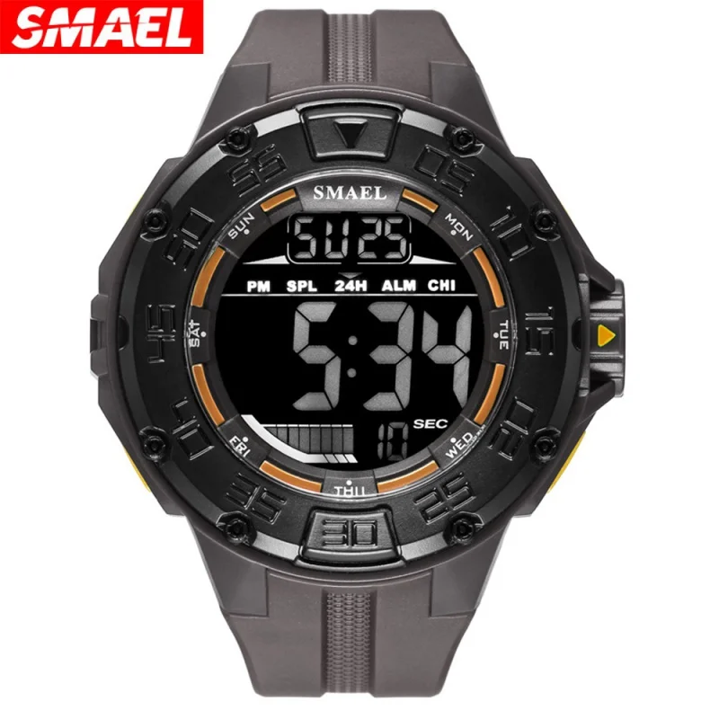 Smael Smael Outdoor Multifunctional Electronic Sports Watch Luminous Waterproof Large Dial Watch