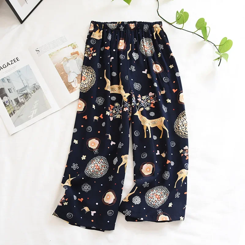2024 nuovi pantaloncini estivi da donna pantaloni corti sezione sottile morbido cotone artificiale pantaloni casual larghi da casa possono essere