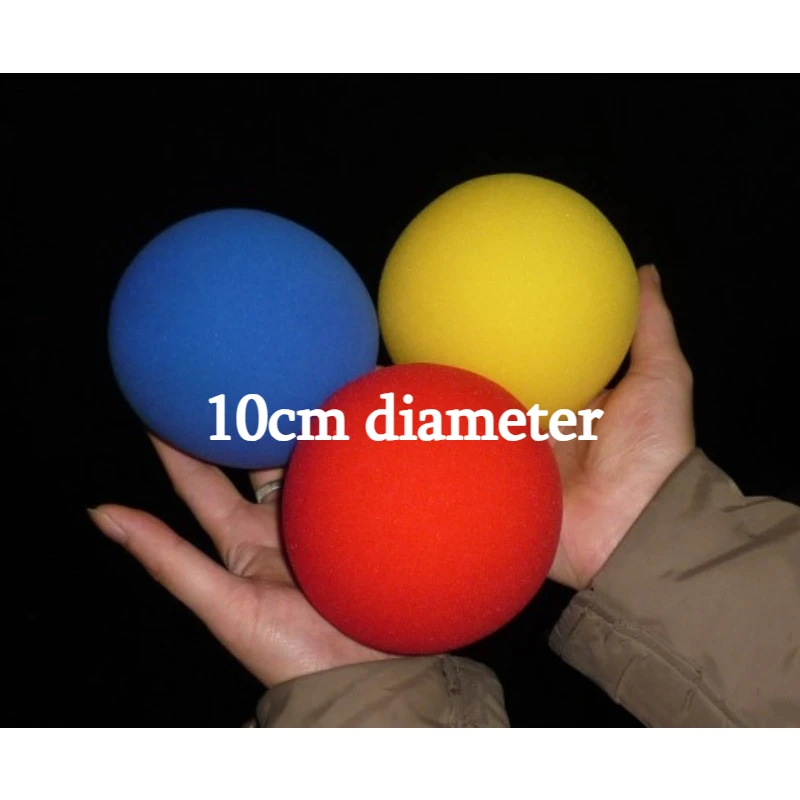 Stage Magic Tricks Jumbo10cm Super Sponge Ball  for Appearing/Vanishing Magie Illusion Gimmick Professional Magician Funny Games