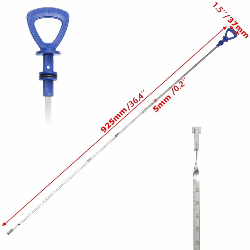 

Metal Plastic Grip Oil Dipstick 120589072100 Replacement Engine Level Measuring Gauge
