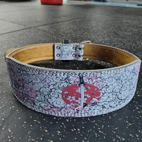 Cinturón de levantamiento de pesas para hombre y mujer, cinturón de levantamiento de pesas estilo espada samurái para gimnasio, entrenamiento, levantamiento de pesas