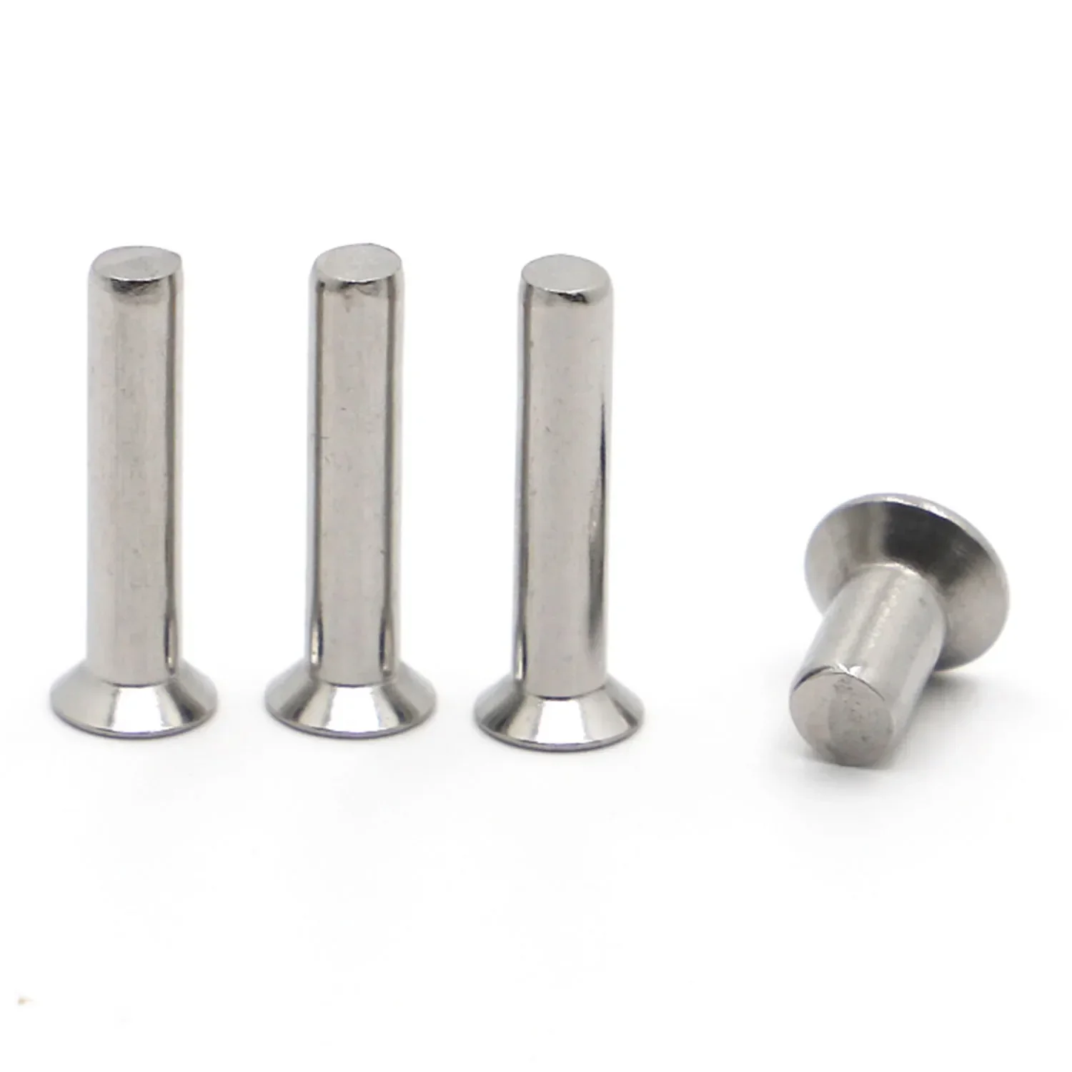 10-50pcs Countersunk Head Rivets M2 M2.5 M3 M4 M5 M6 304 Stainless Steel Solid Rivet GB869