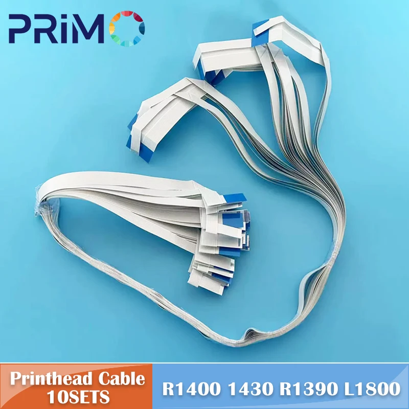 

10X гибкий кабель печатающей головки для Epson R1390 L1800 1500 Вт R1400 R1410 R1430 R1500 R260 R360 R380 R390 RX580 RX590