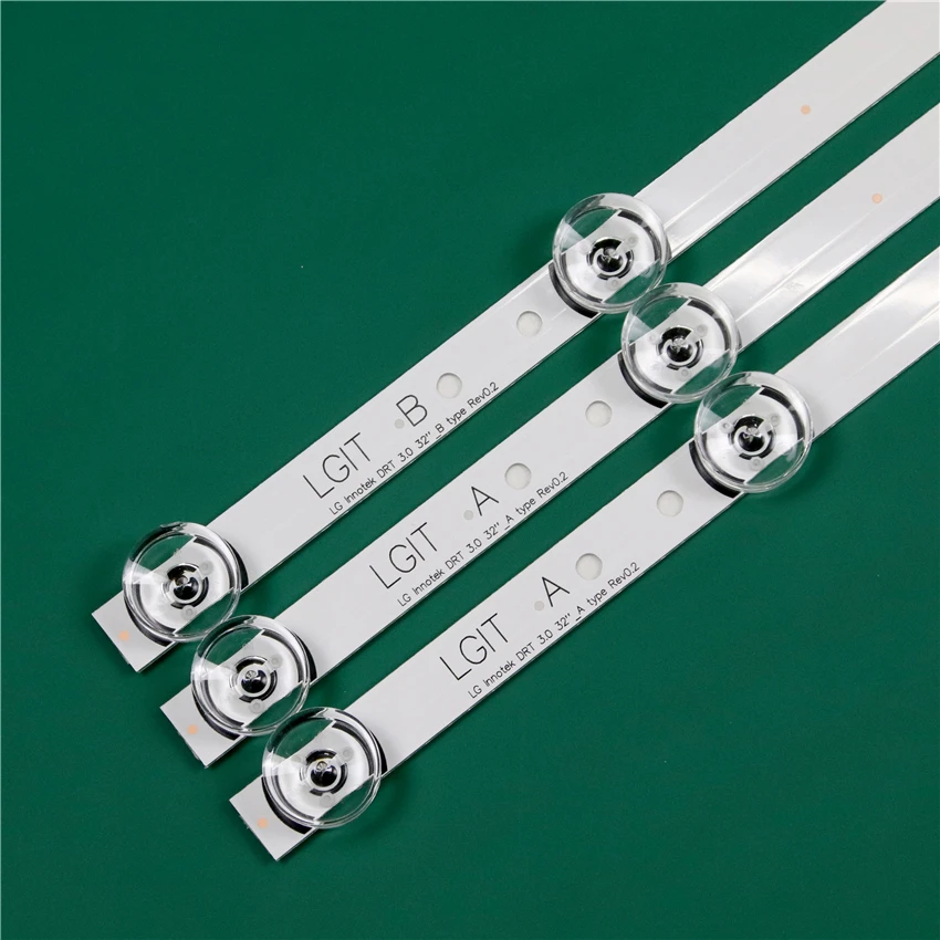 3 Pz/set Striscia di Retroilluminazione Per 32LB5810 32LB5820 32LB582B 32LB582D 32LB582T 32LB582U 32LB582V 32LB582Y Barre DRT 3.0 32 "_A TIPO
