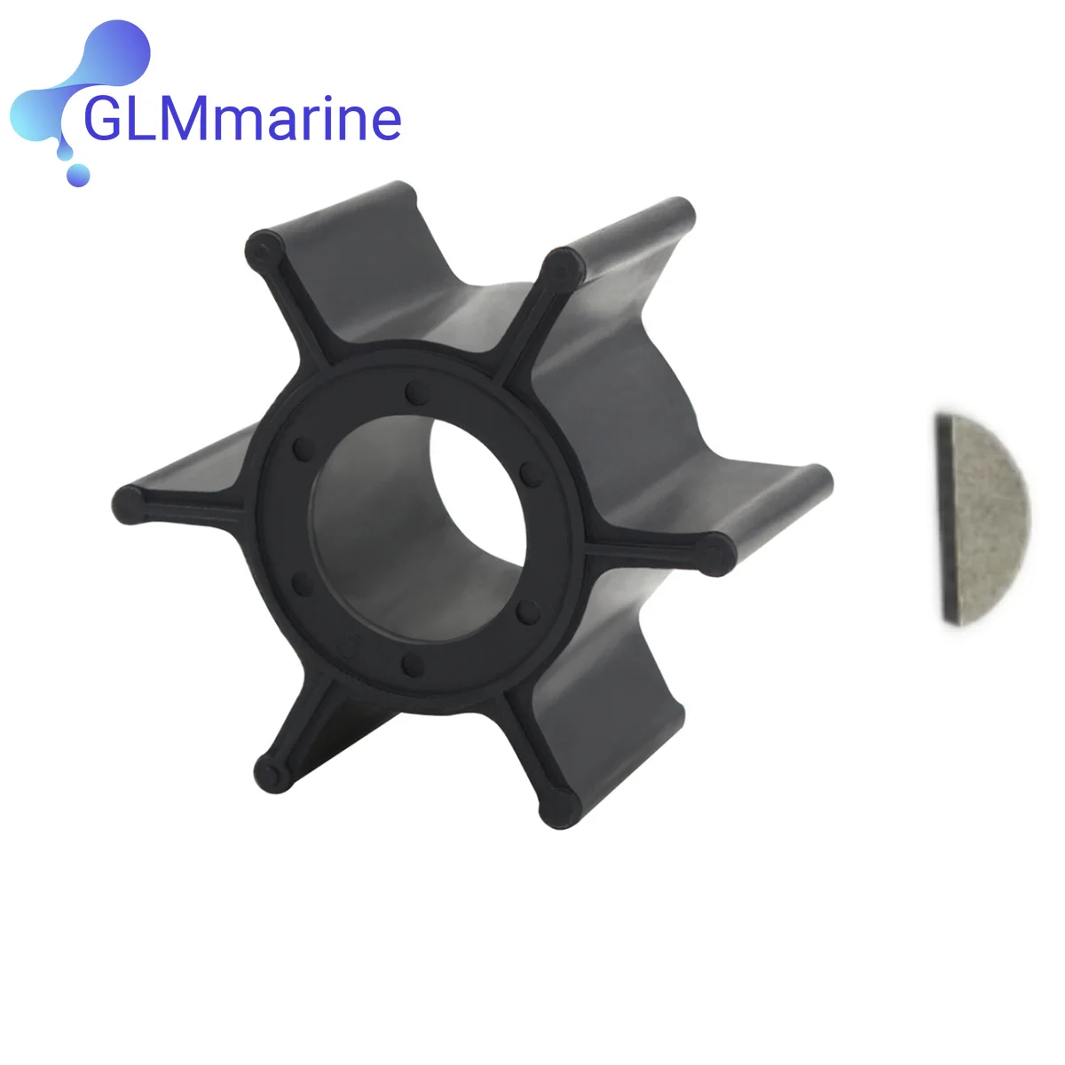 

Fits for Yamaha Marine 8HP 15HP Outboard Engines Cooling System Water Pump Impeller with Key 662-44352-01 662-44352-00 18-3063