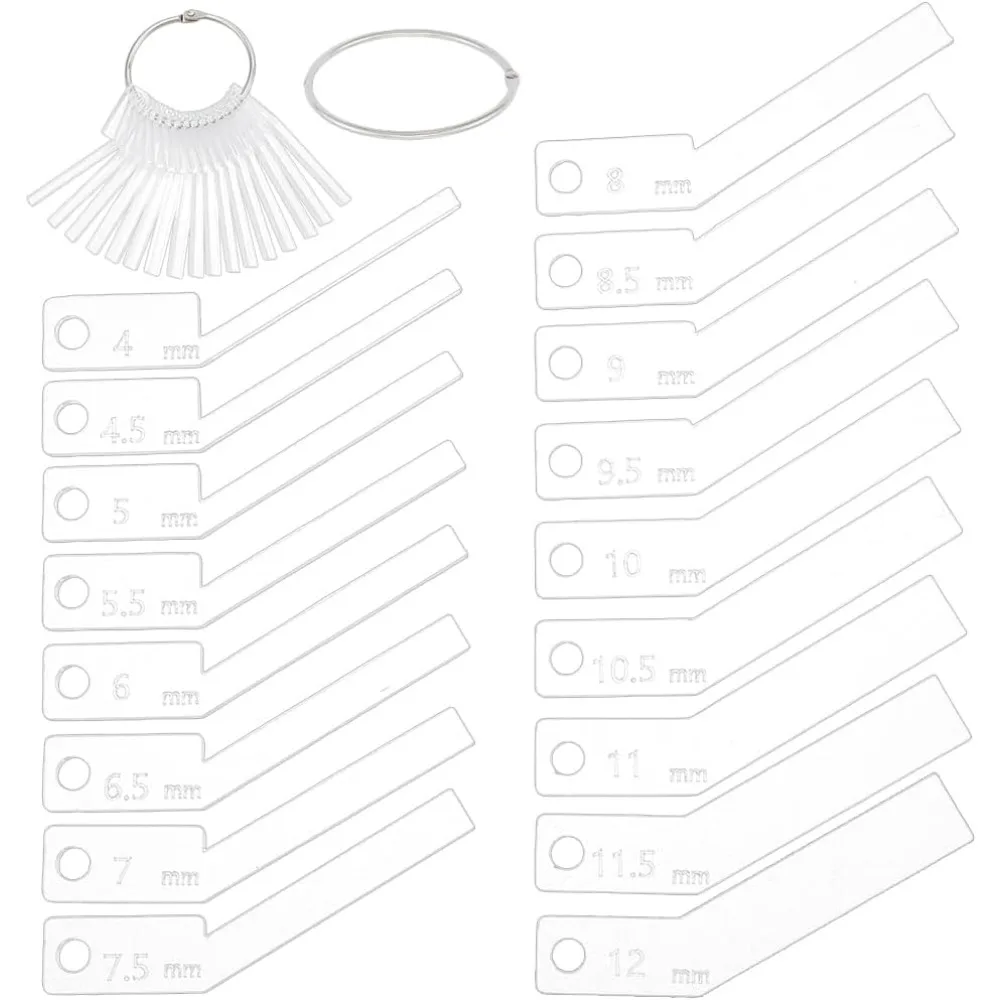 

17pcs Clear Focal Test Ruler Laser Cutting & Engraving Gauge Acrylic Cutting Distance Tool for Laser Machine Crafting making kit