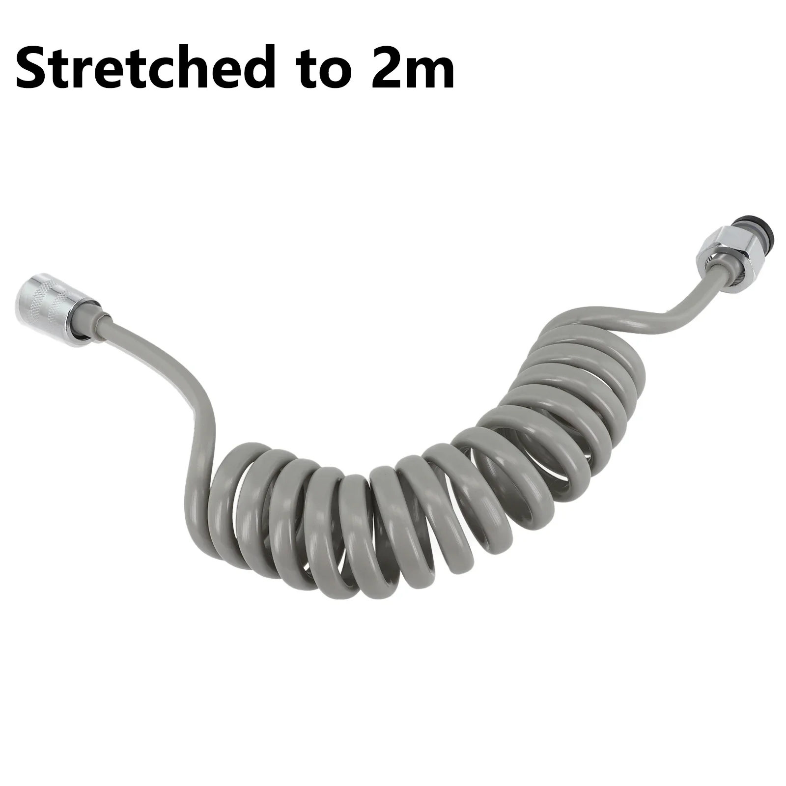 

Bathroom Pipe Shower Hose Home 1pc Accessory PU Replacement Sprayer Telephone Line Style Toilet Water Plumbing
