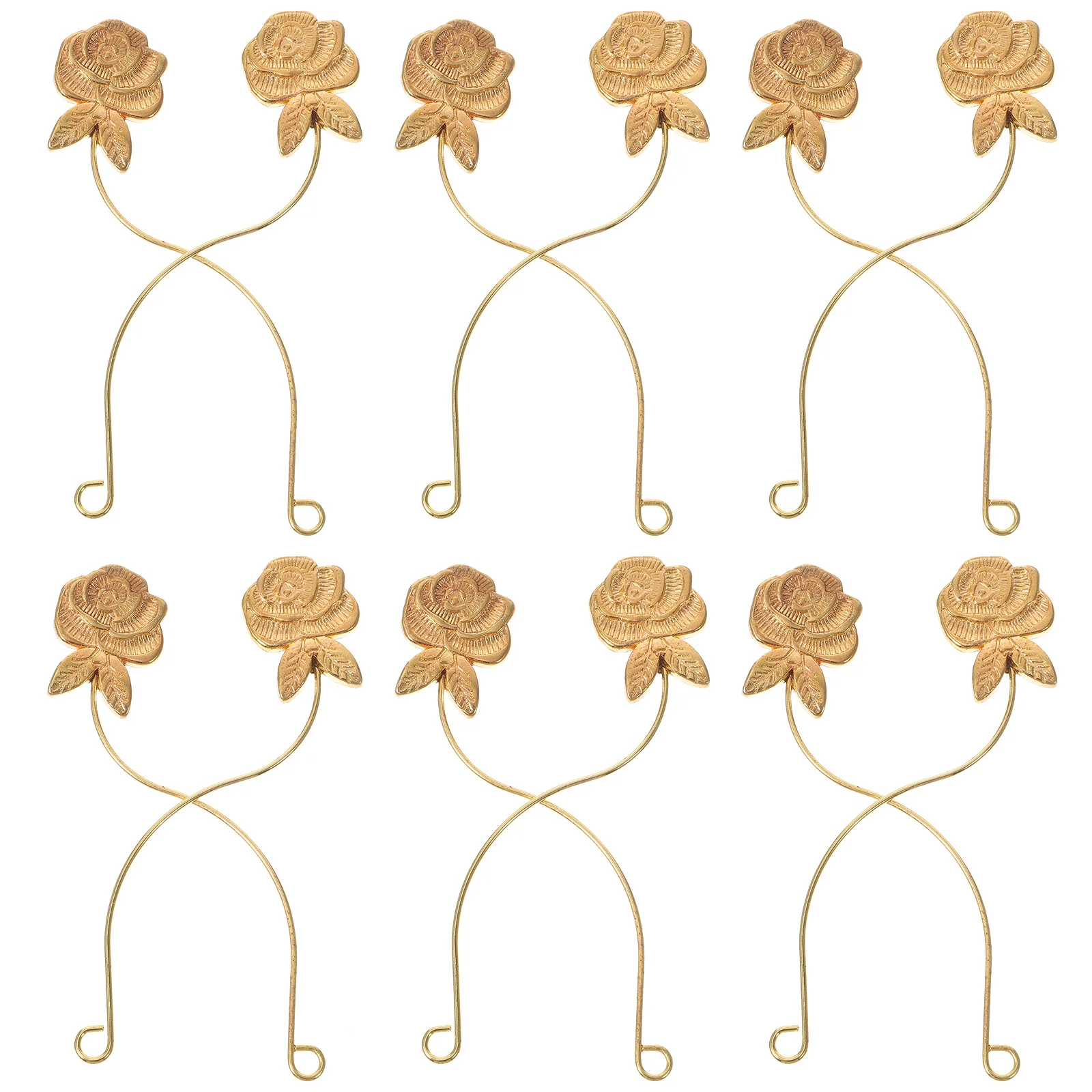 6 pares de ferramentas de exposição de cílios, placa de metal premium para uso de cílios postiços, curva ajustável para exibição de fornecimento de salão de beleza