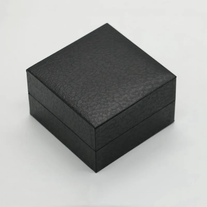 Custodia per orologio da uomo in pelle PU a conchiglia con cuscino Custodia per esposizione per orologio da polso in pelle PU a grana di litchi