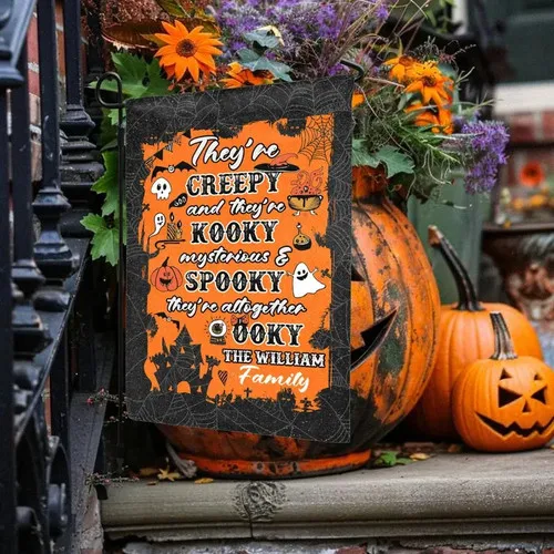 Bendera Taman Halloween yang Dipersonalisasi – Desain Keluarga yang Menyeramkan & Unik, Halaman SeramMME