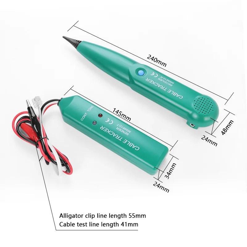 MS6812 Cable Tracker Tester Professional Line LAN detector UTP STP Telephone Wire Tracer Breakpoint location Diagnose Tone Tool