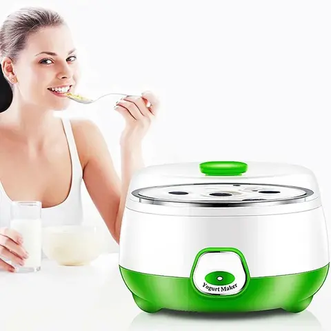 1L Electric Mini Yogurt Maker Automatic Multifunctional 220V Household Rice Wine Maker DIY Yogurt And Natto Fermenting Machine