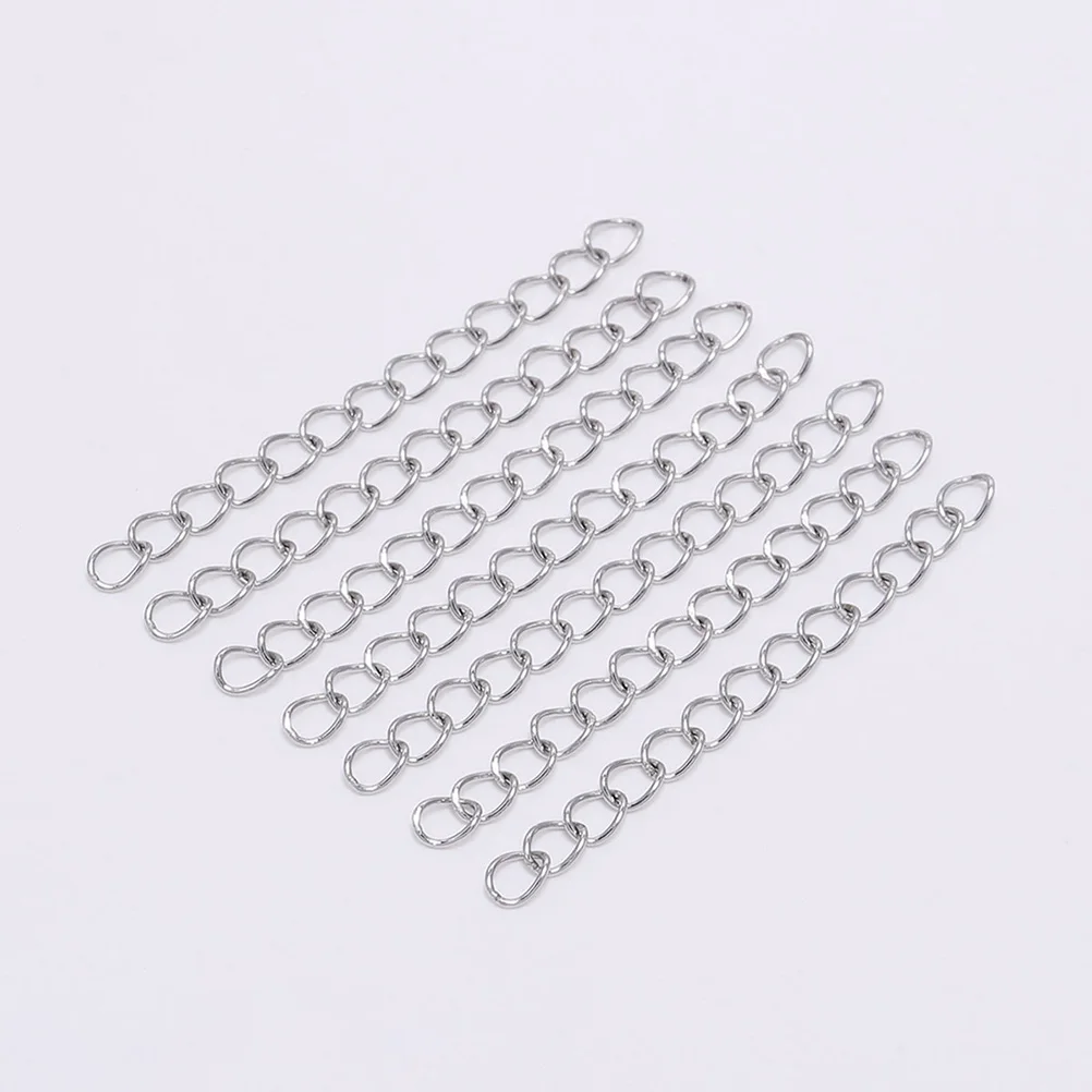 

Chains Adjustment Accessories Stainless Steel Jewelry Making Supplies Extenders for Necklaces