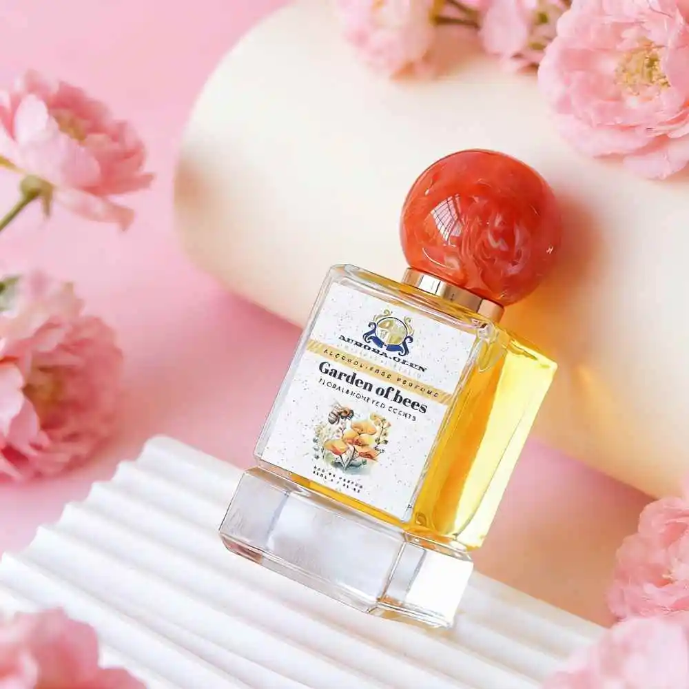 

Garden of Bees Women's Perfume 50ml: A gentle floral-honey fragrance long-lasting 8 hours, featuring rich, romantic rose amber