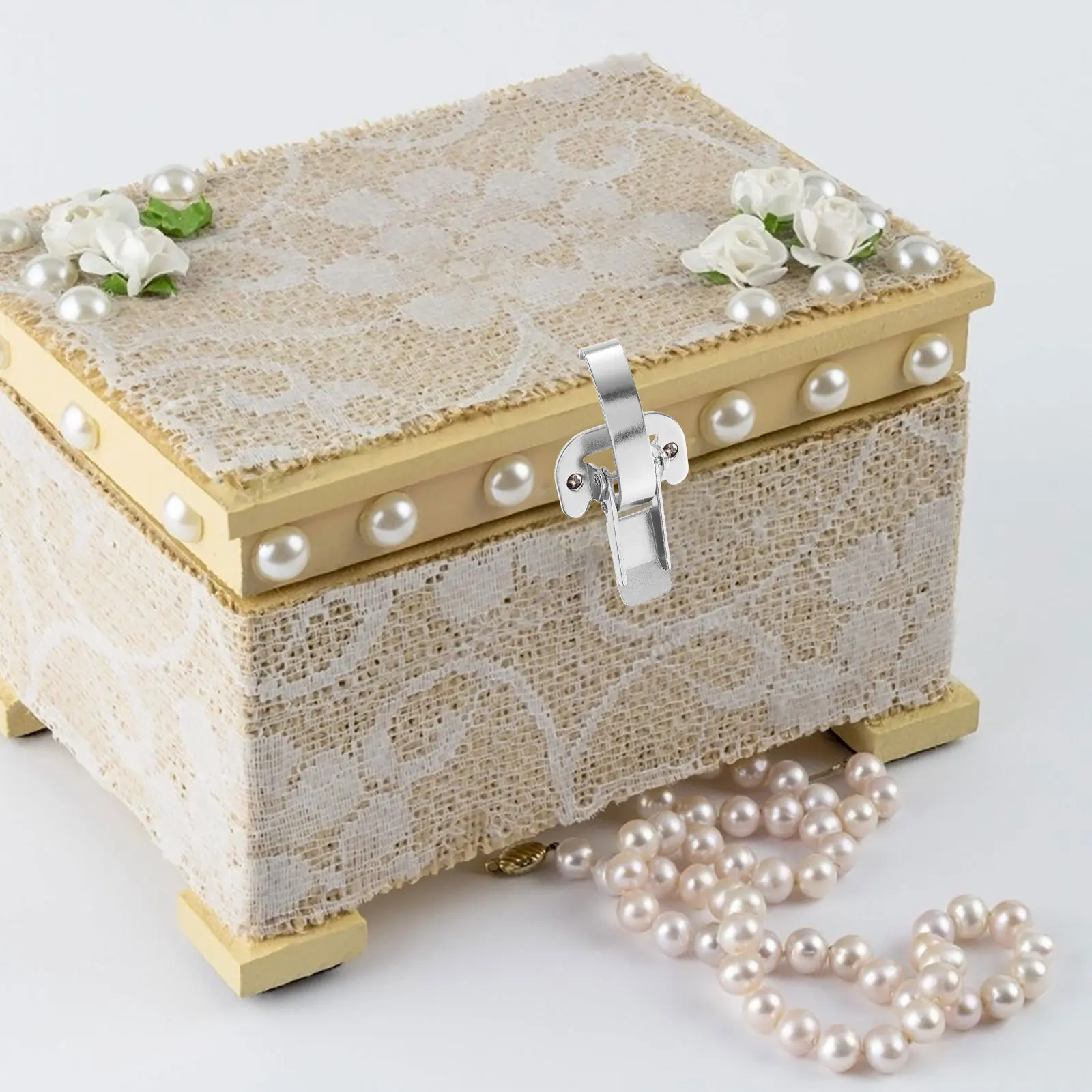 

3Pcs Toggle Catch Truck Toolbox Latch Heavy Duty Quick Release Box Buckle Clips Industrial Equipment Metal Lock