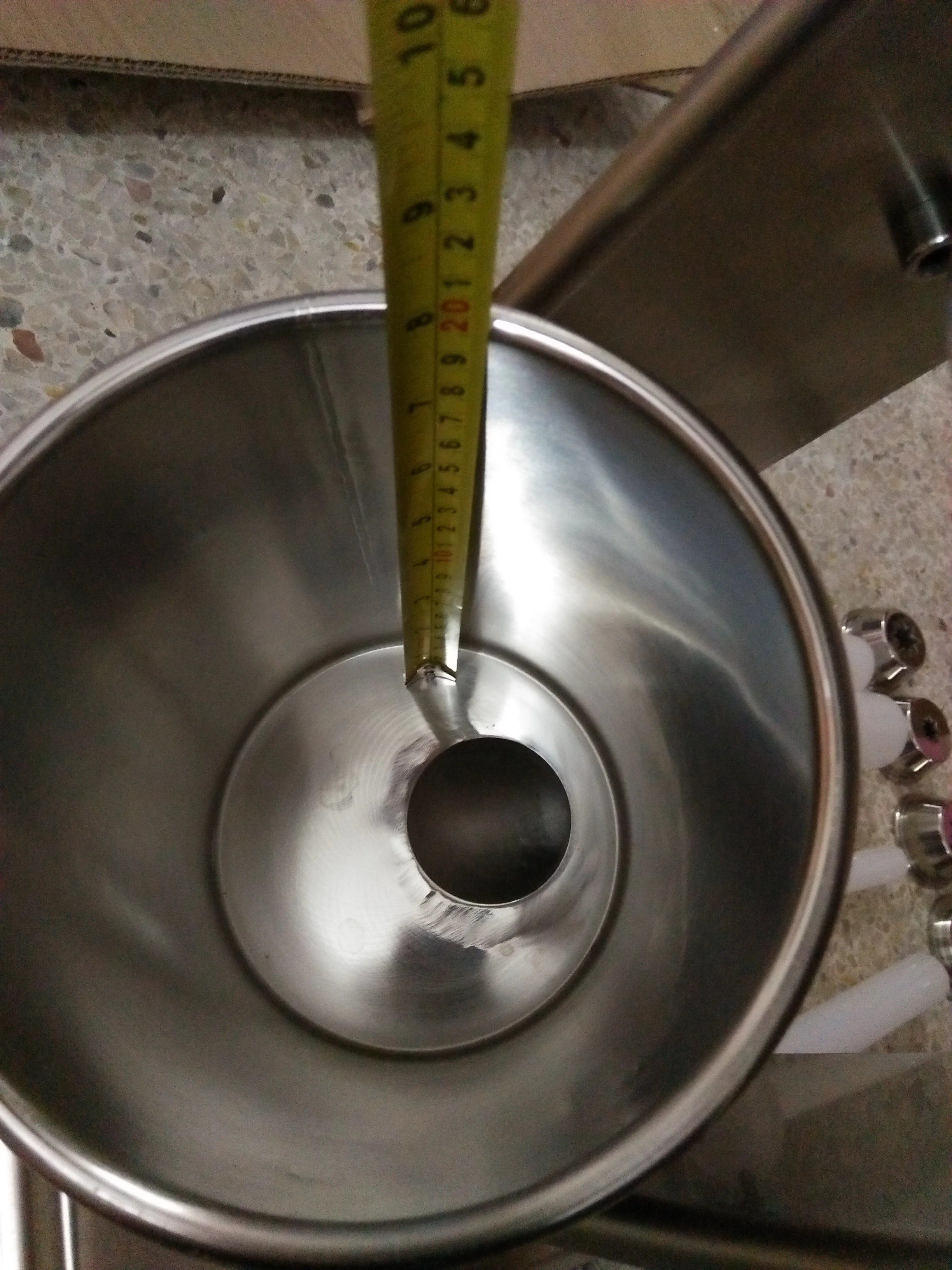 Máquina manual para hacer churros de acero inoxidable de 3 litros |   Kit Churros 2 en 1 de estilo español con 3 boquillas y 4 tamaños de enemator