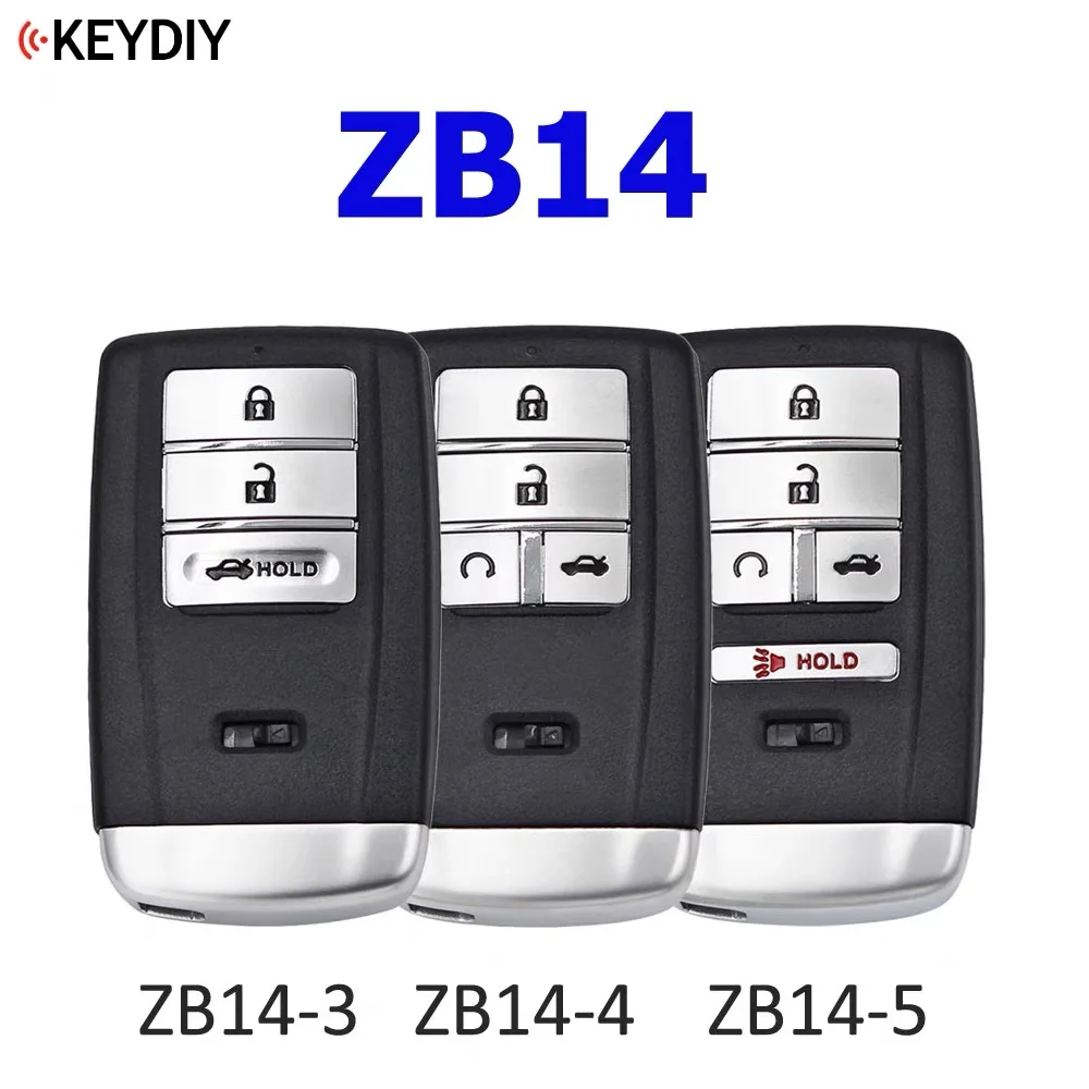 KEYDIY ZB14 Universal ZB Series 3/4/5 Button KD Remote Car Key for Hon-da for KD-X2 KD-MAX Tools Fit for More Than 2000 Models