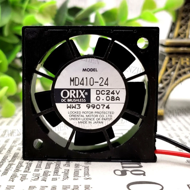 s-新品-oirx-md410-24-24v-008a-2-線式ダブルボール冷却ファン-qw