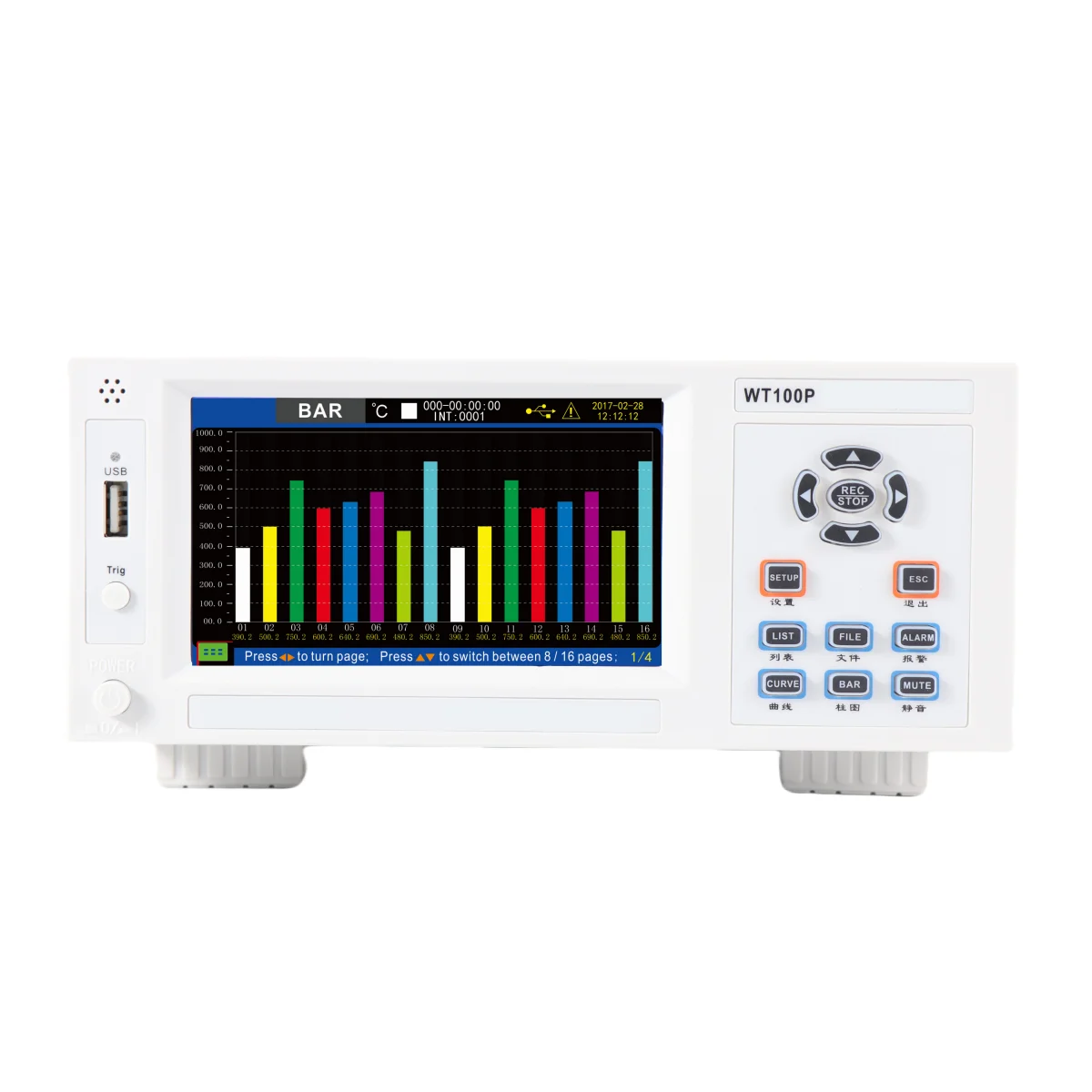 MYAMI 8 16 24 32 40  48 56 64 multichannel thermometer temperature meter temperature data logger thermocouples recorder