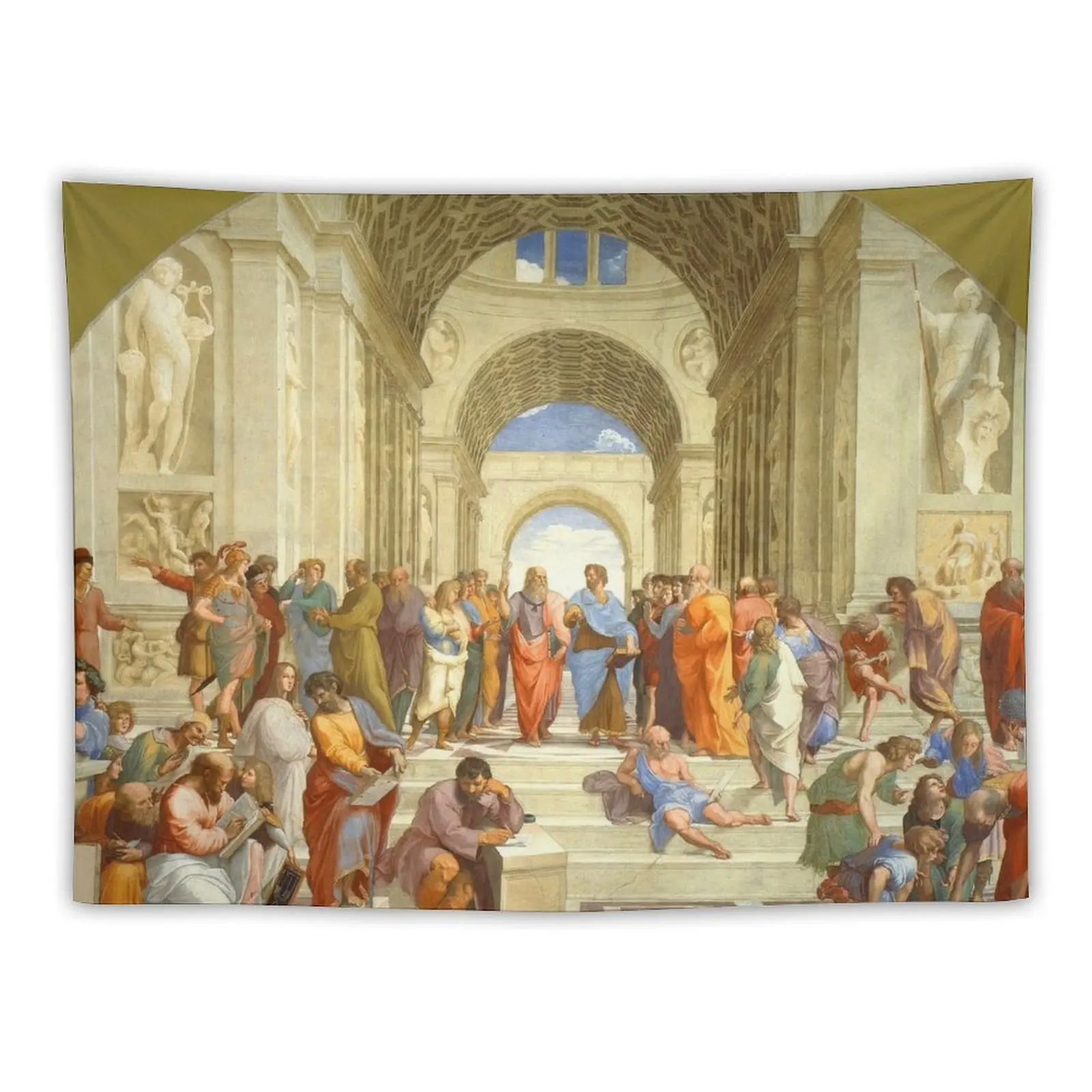 

Raffaello Sanzio da Urbino The School of Athens, 1509-1510 Tapestry Bedroom Deco Room Aesthetic Decor Home Decoration Tapestry