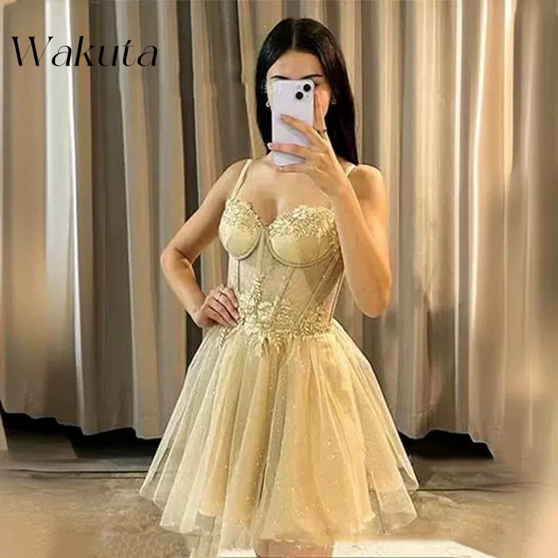 Wakuta moda retro bustier sem alças malha halter vestido sexy cintura fina vestidos de noite vestidos formais Плаikanе Для Маannt Жеха