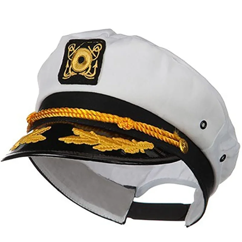 Chapeau de Marin à Bord en Cuir, Casquette Marine, Snapback, Style Militaire de la Mer, Accessoire Cosplay, Casquette d'Aviation avec Danemark ge, pour ix