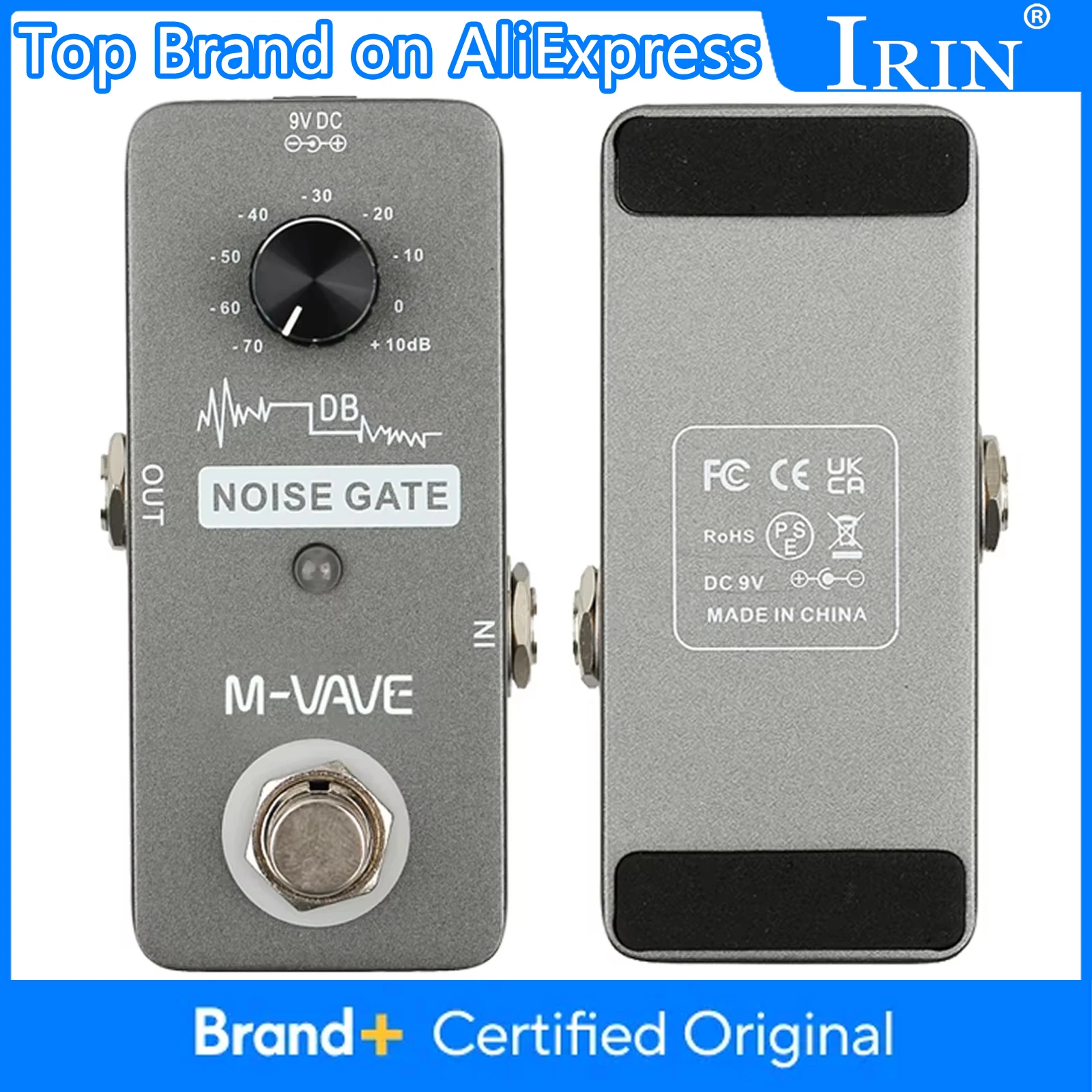 

M-VAVE NOISE GATE Гитарная педаль эффектов для записи, петли для записи, задержки перегрузки, переверты эффектов, процессоры, детали и аксессуары для гитары
