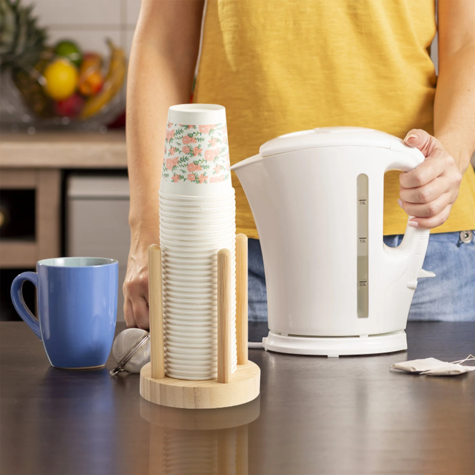 

Paper Organizer Tabletop Holder For Countertop Coffee Station Desktop Paper Dispenser Home Bar Cafe Use Disposable Rack