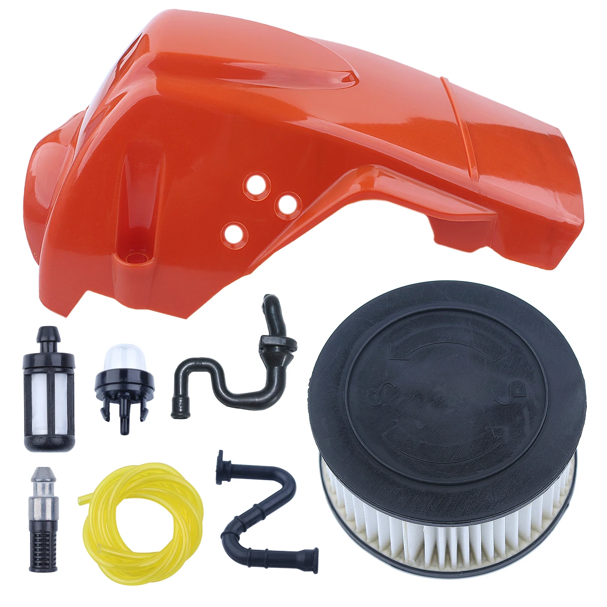 Imagem -03 - Superior do Cilindro de ar Filtro Capa Mortalha para Stihl Ms251 ms 251 Linha Filtro Óleo Combustível Motosserra Peças Reposição