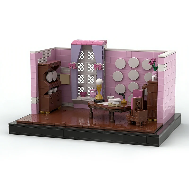 627 PCS Game Professor's Office MOC Aanpasbare modulaire bouwsteentechnologie Populair creatief ontwerp DIY-speelgoed Kerstcadeau