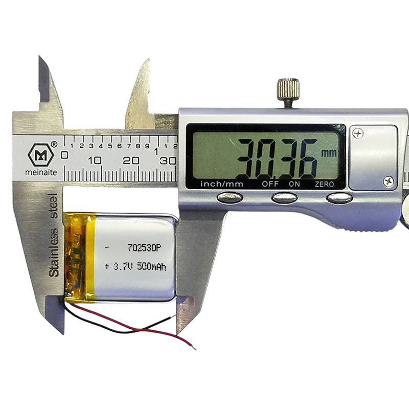 702530 3.7V 500mAh Small Capacity Lipo Battery with PCB and Connector Options OEM ODM Electronic Device Projects 701525 702535