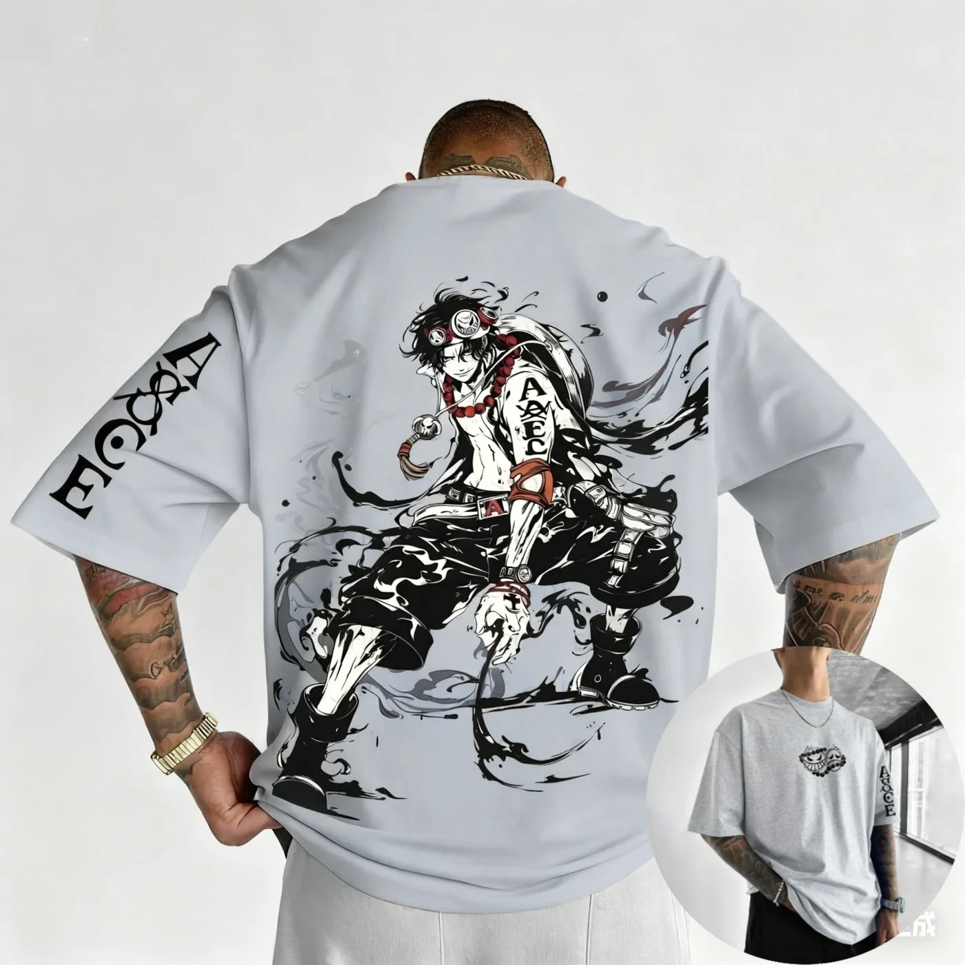 Anime EEN STUK Harajuku Lufei 2025 Zomer Nieuwe mannen vrouwen T-shirt Losse Street Wear Casual Puur Katoen Korte mouwen T-shirt