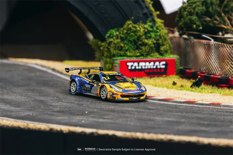 

Tarmac Works 1:64 458 Italia GT3 #12 Diecast Model Car