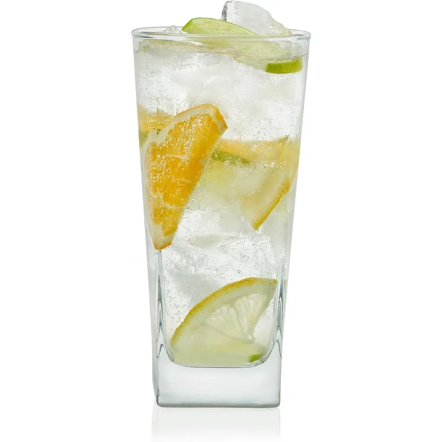 

Elegant 14.3-ounce City Tumbler Glasses Set of 8 for Modern Home Decor Ideal for Daily Use Office Meetings and Outdoor Gatherin