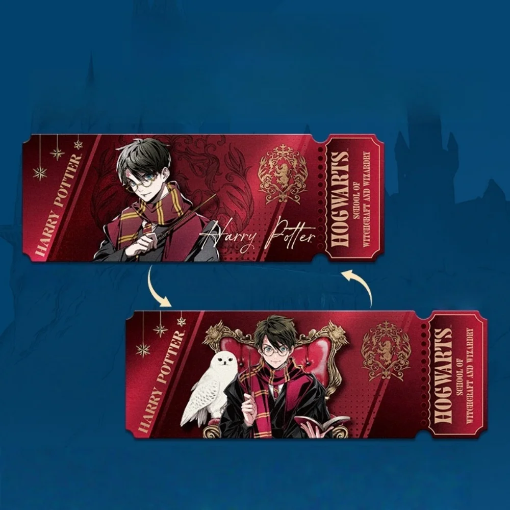 Harry Potter Bookmarks Reading Pages Books Annotated School Stationary Supplies Aesthetic Bookmarks Decorative Cards Gifts - view 5